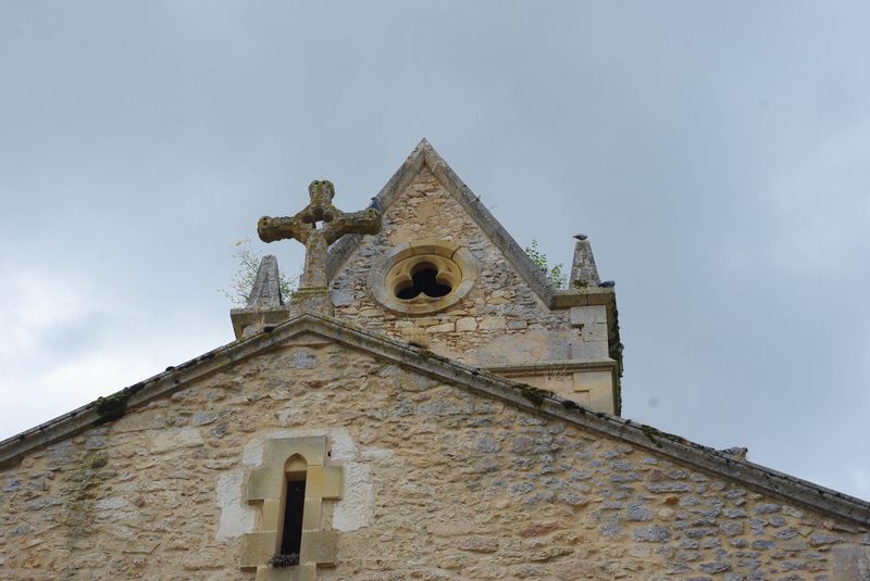 clocher de l'église de St Marcel du Périgord (24)